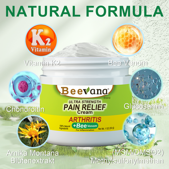 Beevana™ Bee Venom Joint & Bone Therapy Cream (Full Body Recovery, Pure Natural Formula)