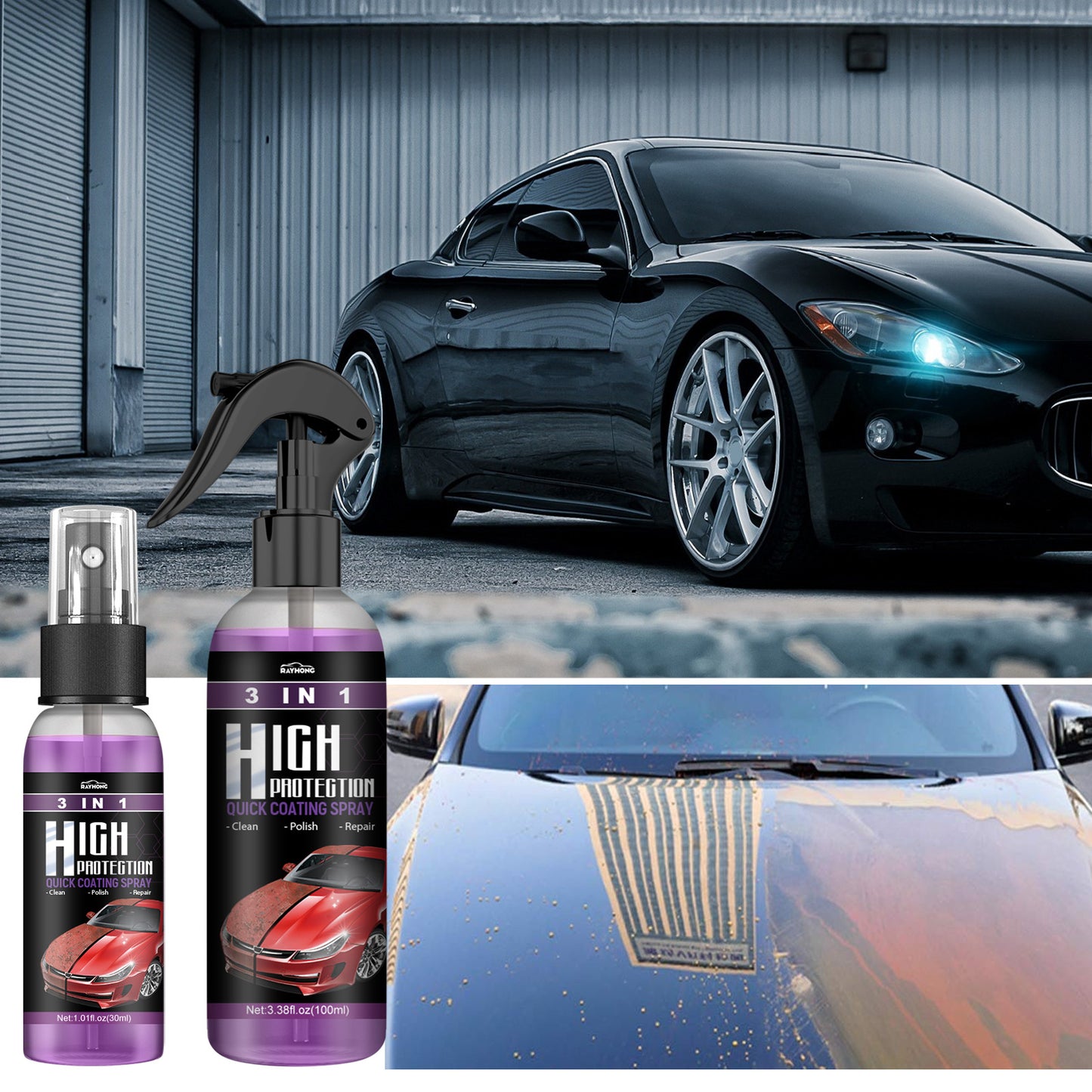 🔥Hot Summer Sale 50% OFF🔥3 IN 1 HIGH PROTECTION CAR SPRAY