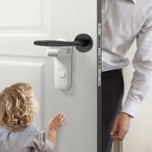 Children's Door Lever Lock Opening Artifact Anti-cat Anti-pet Room Easy To Install And Use
