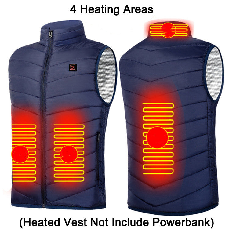 2023 Updated Version Two-touch LED Controller Heated Vest For Men & Women With Battery Pack(with batteries) Free shipping today